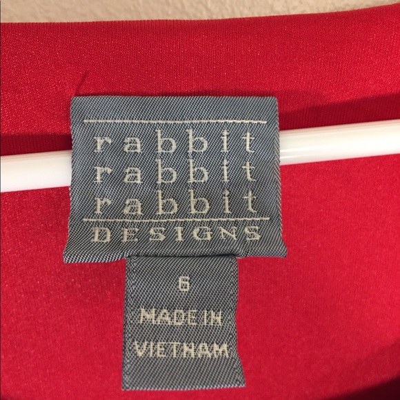 Red Rabbit Rabbit Rabbit Designs Dress - Picture 4 of 6